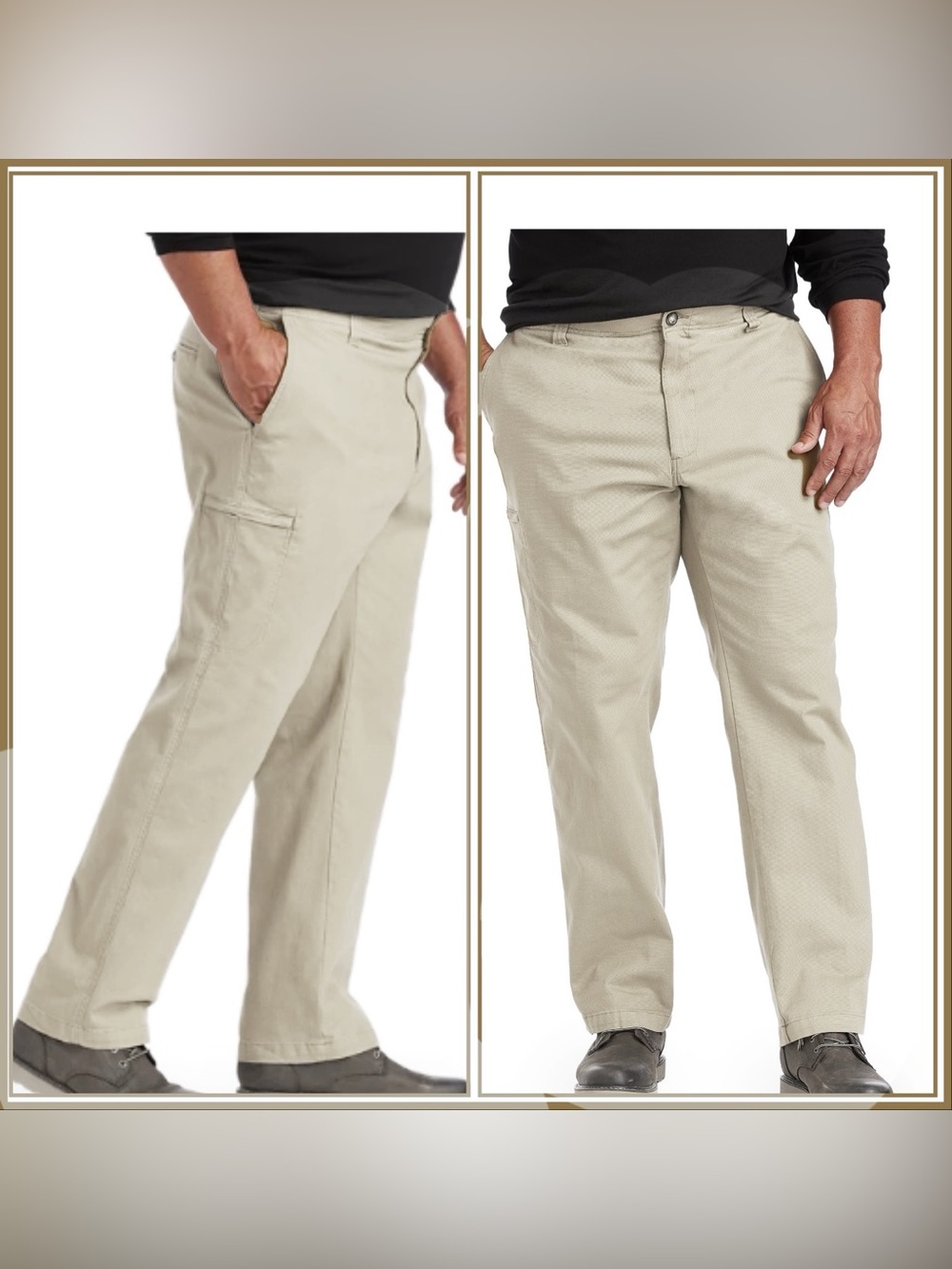 Lee Men's Cargo Pants in Light Khaki 40x32